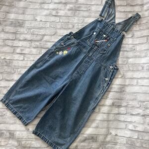Vintage Looney Tunes Tweety Denim Shortalls Size M